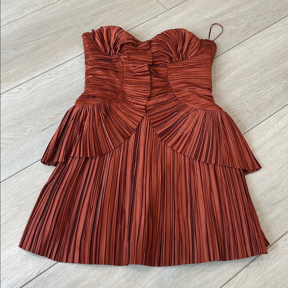 Cult Gaia Charlique brown mini dress - Picture 3 of 6